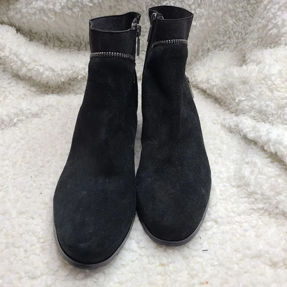 Ros‎ Hommerson Bess Black Leather Ankle Boots size 10.5